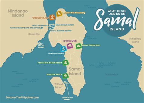 samal island map|Samal Island Visitors Guide .